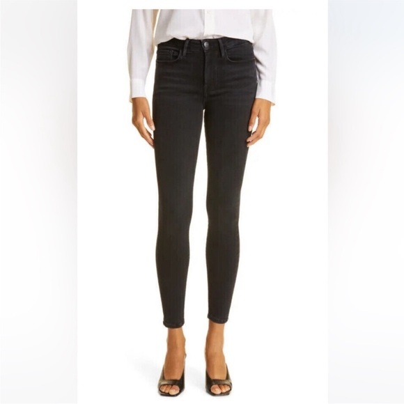 FRAME Women's Le One Skinny Jeans
Black Size 2 - Retail $218 - Picture 4 of 11